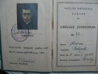 Studijų Kauno kunigų seminarijoje knygelė